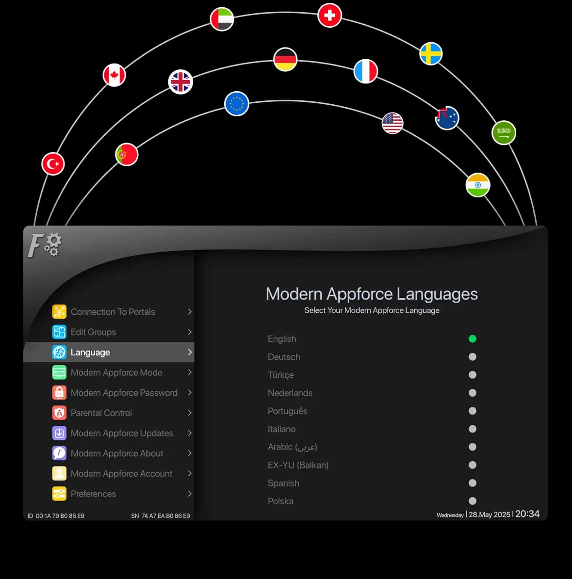 User-friendly Media Player For Android TV with customizable settings for audio tracks, subtitles, and screen aspect ratio.